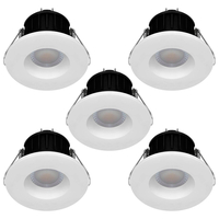 Phoebe LED Smart Wifi Downlight 8.5W Dim Firesafe Tuneable White 60° IP65 5-Pack
