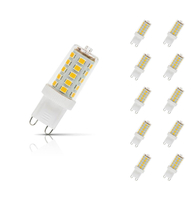Prolite G9 Capsule LED Light Bulb Dimmable 3.5W (30W Eqv) Daylight 10-Pack
