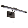Spa Chai LED Picture/Mirror Light 8W with Pull Switch Warm White Matt Black