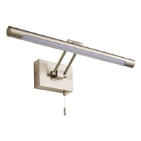 Spa Chai LED Picture/Mirror Light 8W with Pull Switch Warm White Satin Nickel