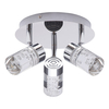 Spa Felix LED 3-Light Ceiling Spotlight 15W Cool White Bubble Effect and Chrome