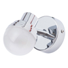 Spa Milan LED Single Wall Spotlight 5W Warm White Opal and Chrome