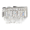 Spa Pro Bresna Wall Light Crystal Glass and Chrome