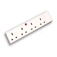 4 Gang 13amp Extension Lead