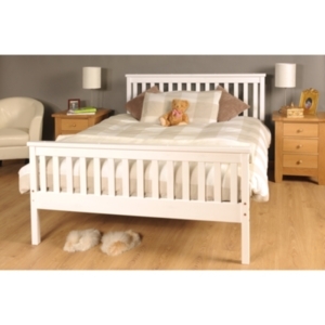 Atlantis Bed Frame - White / Double