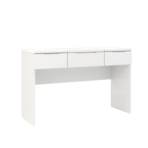 Blanco Three Drawer Dressing Table - White