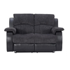 Charleston Two Seater Recliner Sofa - Charcoal