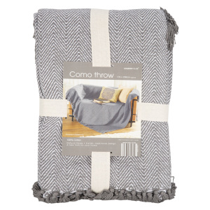 Como Throw - Grey / Large