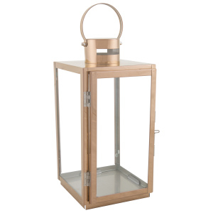 Copper Finish Lantern - Large