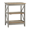Corona Three Tier Wide Grey Shelving Unit - Vintage