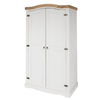 Corona Two Door White Wardrobe
