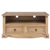 Corona Two Drawer TV Unit - Pine