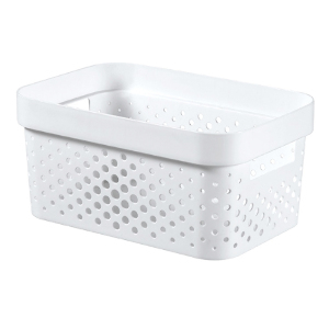 Curver Infinity Dots Storage Box - White / 4.5L