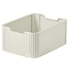 Curver Vintage Rattan Box - White / 18L