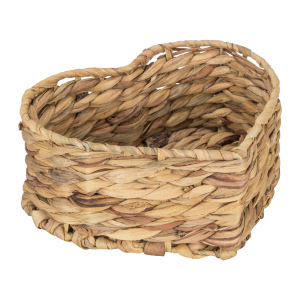 Heart Wicker Basket - Natural