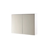 High Gloss Double Mirror Cabinet -