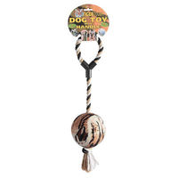Lazy Bones 5inch TigerTough Ball on Rope