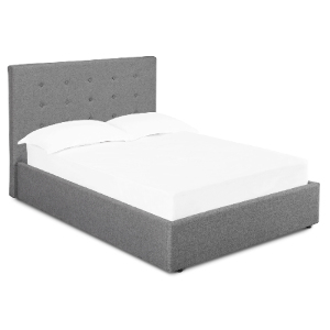 Lucy Lift Storage Bed Frame - Grey / King