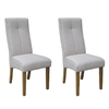 Pair of Milan Dining Chairs - Mink