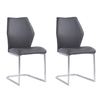 Pair Of Sofrano Chairs - Grey
