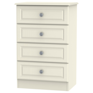 Pembury Four Drawer Midi Chest - Cream