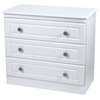 Pembury Three Drawer Chest - White