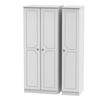 Pembury Triple Plain Wardrobe - White / 182.5cm