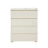 Puro Four Drawer Chest - Cream