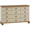 Richmond 2+3+4 Drawer Chest - Cream - Cream and Pine
