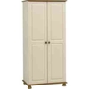 Richmond Two Door Wardrobe - Cream & Brown