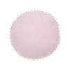 Round Pom Pom Cushion - Pink