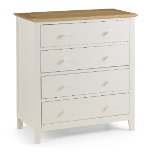 Salerno Two Tone Four Drawer Chest