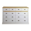 Sandringham Four plus Six Drawer Chest - Grey
