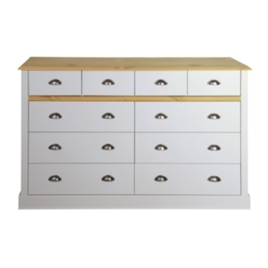 Sandringham Four plus Six Drawer Chest - Grey