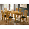 Sandringham Oak Fixed Top Table and 6 Dining Chairs
