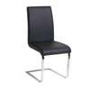 Single Roma Dining Chair - Black