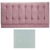 Tamar Faux Suede Headboard Aqua
