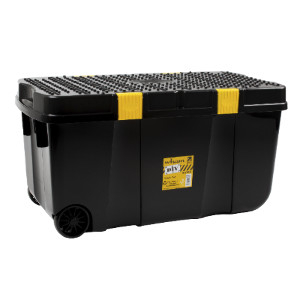 Wham 100L Tough Cart with Lid - Black