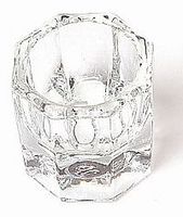 He-Shi Glass Dappen Dish Clear