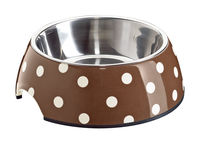 2 in1 Melamine Polka Dot Dog Bowl