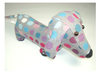 Polka Dot Dachshund Doorstop