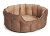 Premium Heavy Duty Faux Suede Oval Bed