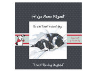 Scruffy Mutts "Duvet Day" Fridge Magnet