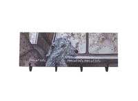Scruffy Mutts "Park not Vets" Four Hook Plaque