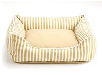 Water Resistant & Smell-proof Khaki Striped Lounger Bed