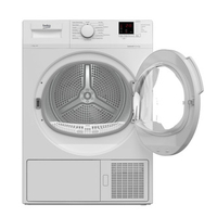 Beko DTLP81141W 8kg Heat Pump Condenser Dryer in White A Rated