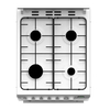 Beko EDG506W 50cm Twin Cavity Gas Cooker in White