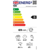 Beko WTK72041S Washing Machine in Silver 1200 rpm 7Kg D Rated