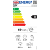 Beko WTK74151W Washing Machine in White 1400 rpm 7Kg D Rated