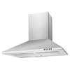 Candy CCE60NX 60cm Chimney Hood in Stainless Steel 3 Speed Fan